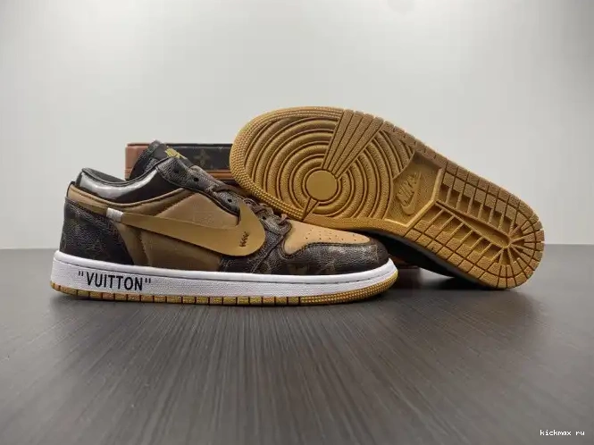Cheap Kickmax Jordan AJ1 OW x Air 1 LOW Off-Louis 0322